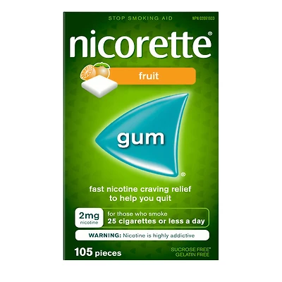 Nicorette Fresh Fruit Gum - 2mg