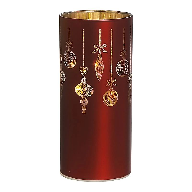 LED CYLINDER GLASS ORNAMENT