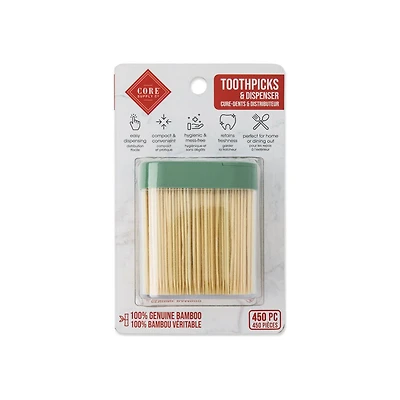 CORE SUPPLY BAMBOO TOOTHPICK in Green