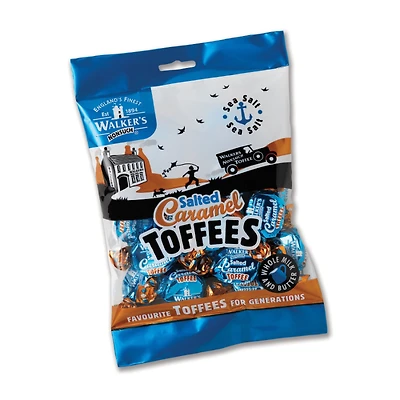 Walkers Toffee Bags - Salted Caramel - 150g