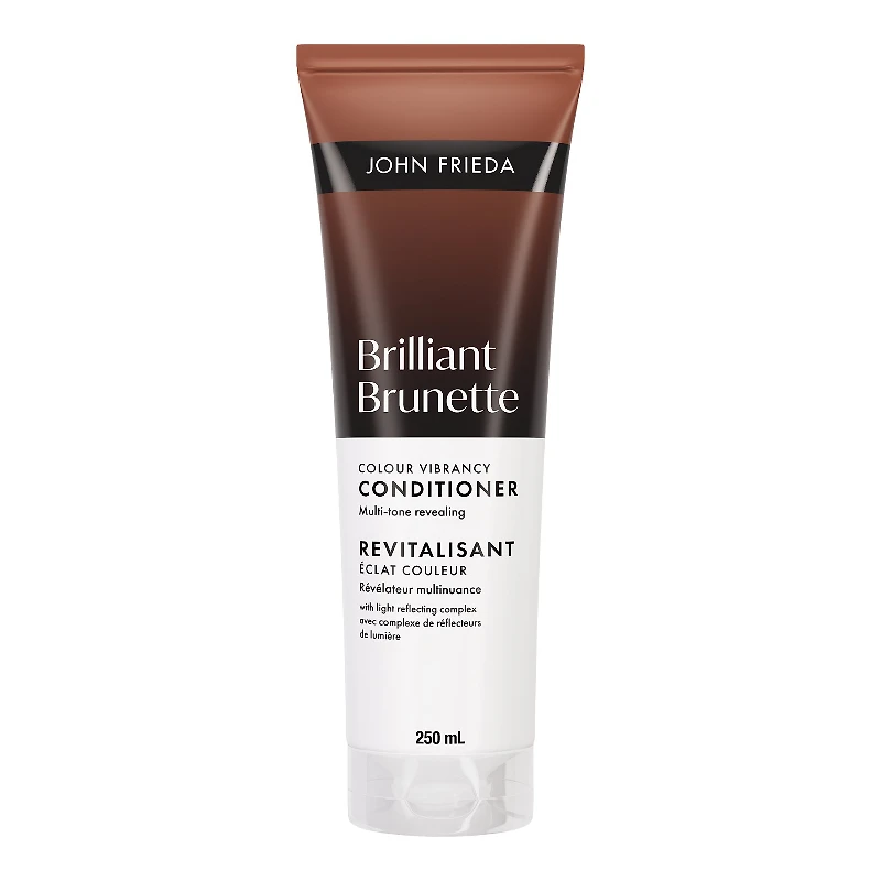 John Frieda Brilliant Brunette Colour Vibrancy Conditioner - 250ml
