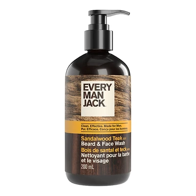 Every Man Jack Face / Beard Wash - Sandalwood - 200ml