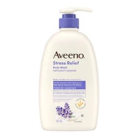 Aveeno Active Naturals Stress Relief Body Wash - Lavender Chamomile and Ylang-Ylang - 975ml