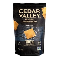Cedar Valley Pita Chips - Sea Salt - 180g