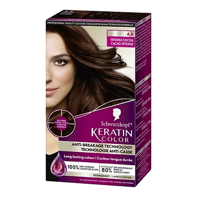 Schwarzkopf Keratin Color Permanent Hair Color - Intense Cocoa (4.6)