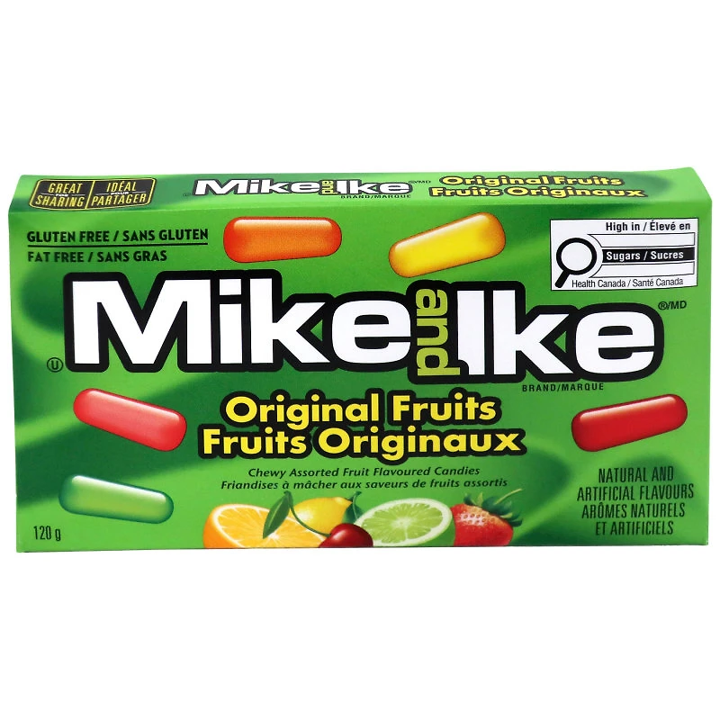 MIKE AND IKE ORIGINAL FRUIT 120G