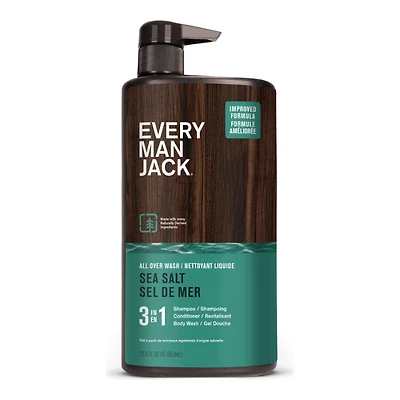 EVERY MAN JACK 3IN1 SSALT 852ML