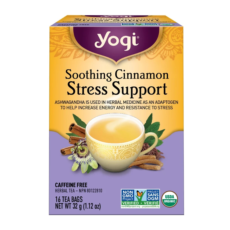 Yogi Tea - Soothing Cinnamon Stress Support - 16s