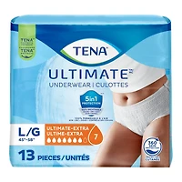 TENA Ultimate Incontinence Underwear - Large - 13s
