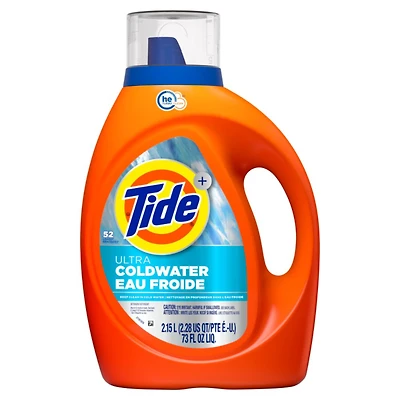 Tide Liquid HE Cold Water Laundry Detergent - Fresh Scent - 2.48L / 59 loads