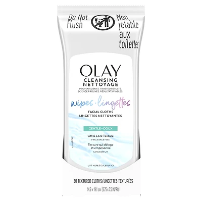 Olay Wet Cleansing Cloths for Sensitive Skin - 30s