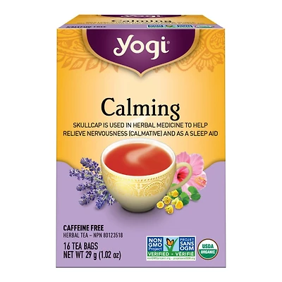 Yogi Caffeine Free Herbal Tea Bags - Calming - 16s