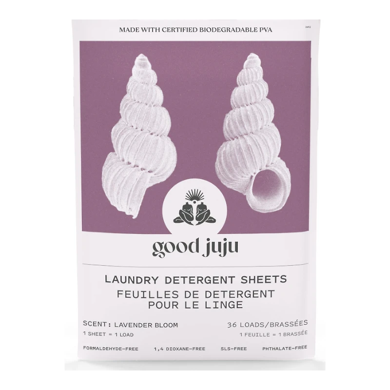 Good Juju Laundry Detergent Sheets - Lavender Bloom - 36 Sheets