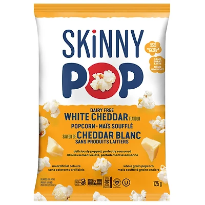 Skinny Pop Popcorn - White Cheddar - 125g