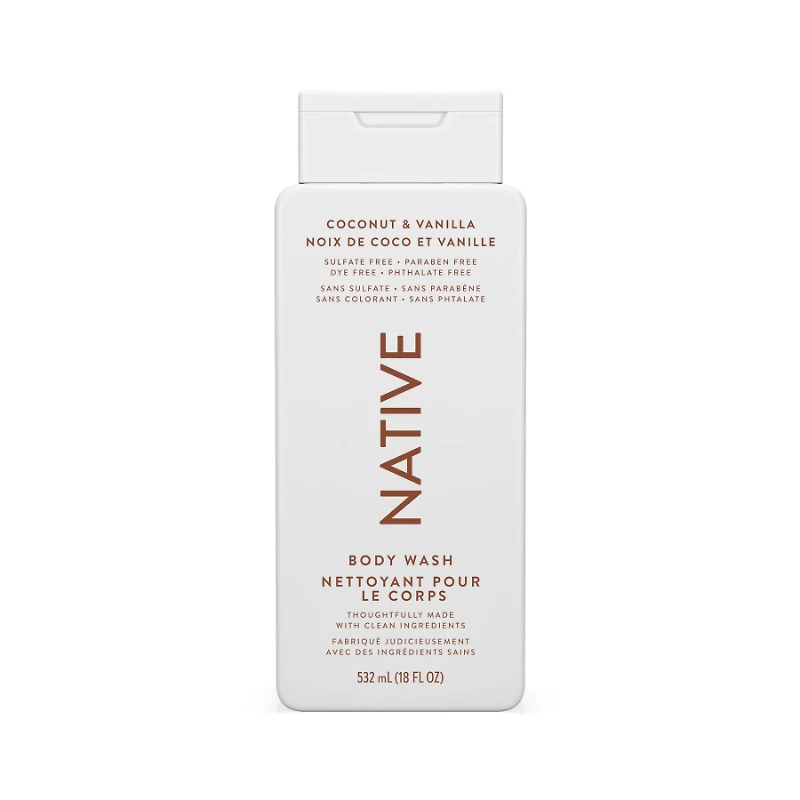 Native Body Wash - Coconut and Vanilla - 532g