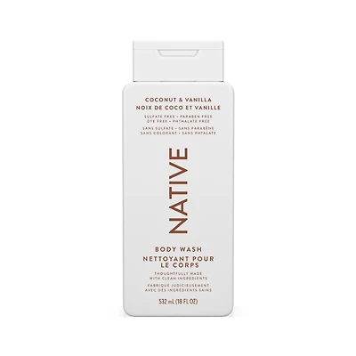 Native Body Wash - Coconut and Vanilla - 532g