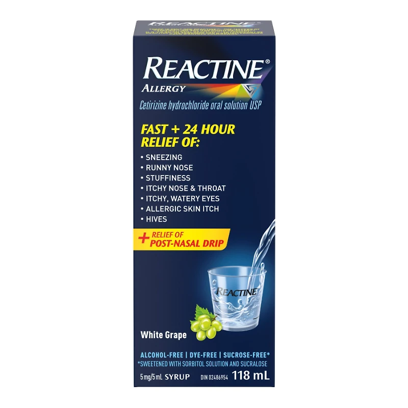REACTINE ALLERGY LIQUID