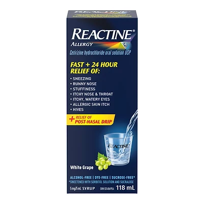 REACTINE ALLERGY LIQUID