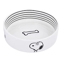 PEANUTS STONEWARE PET BOWL
