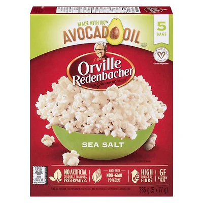ORVILLE AVOCADO OIL 5PK/385G