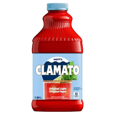 MOTT'S CLAMATO JUICE LIGHT 1.89L