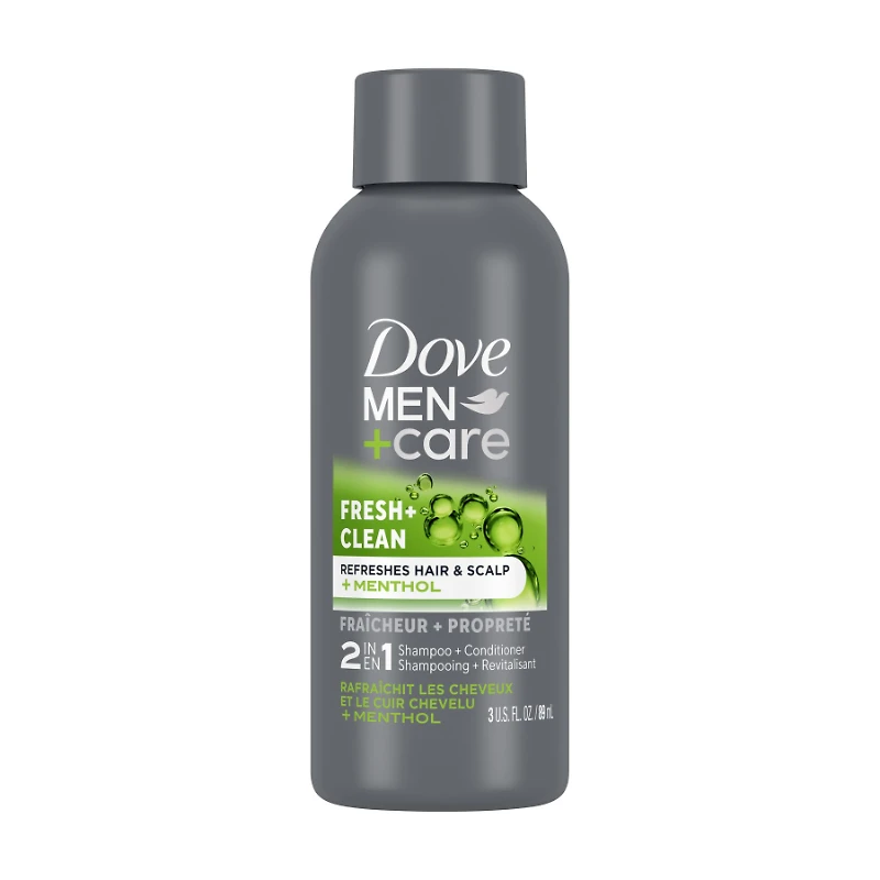 Dove Men+Care Fresh Clean Shampoo + Conditioner - 89ml