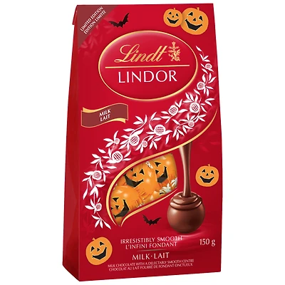 Lindt Lindor Pumpkin Milk Chocolate Truffles Bag - 150g