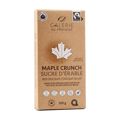 GALERIE MAPLE CRUNCH CHOC 100G