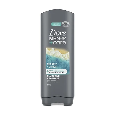 DOVE MEN BODY WASH SSALT CIT 532ML