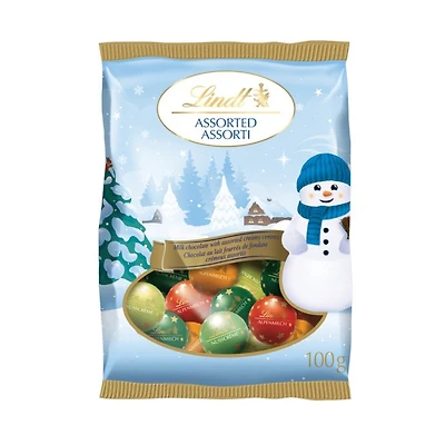 Lindor Mini Balls Assorted with Creamy Center - Milk Chocolate - 100g