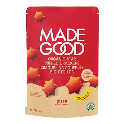 Made Good Star Puffed Crackers - Pizza - 121g