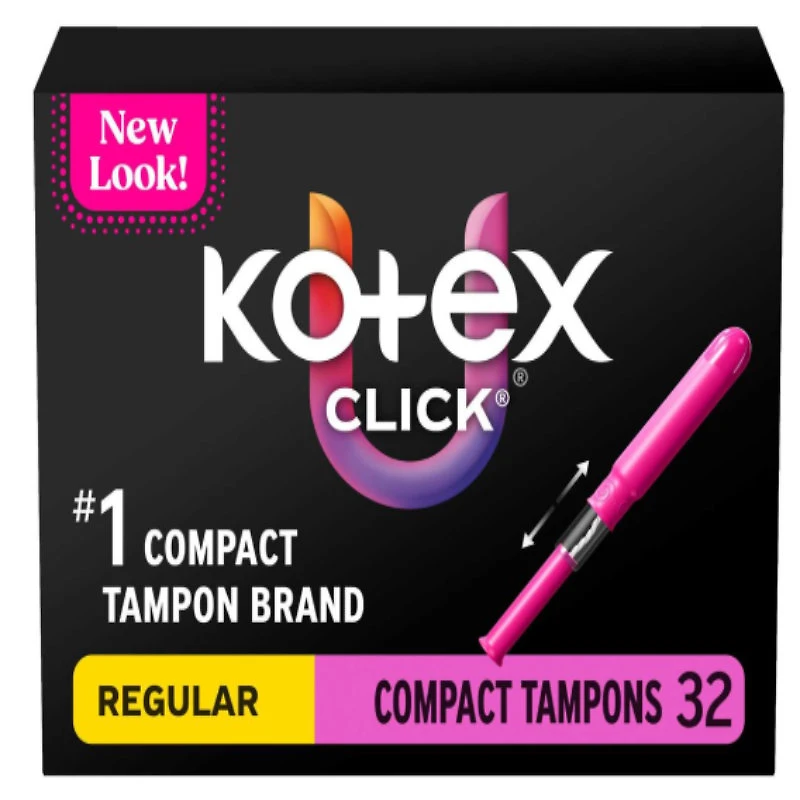 U by Kotex Click Compact Tampons - Unscented - Regular