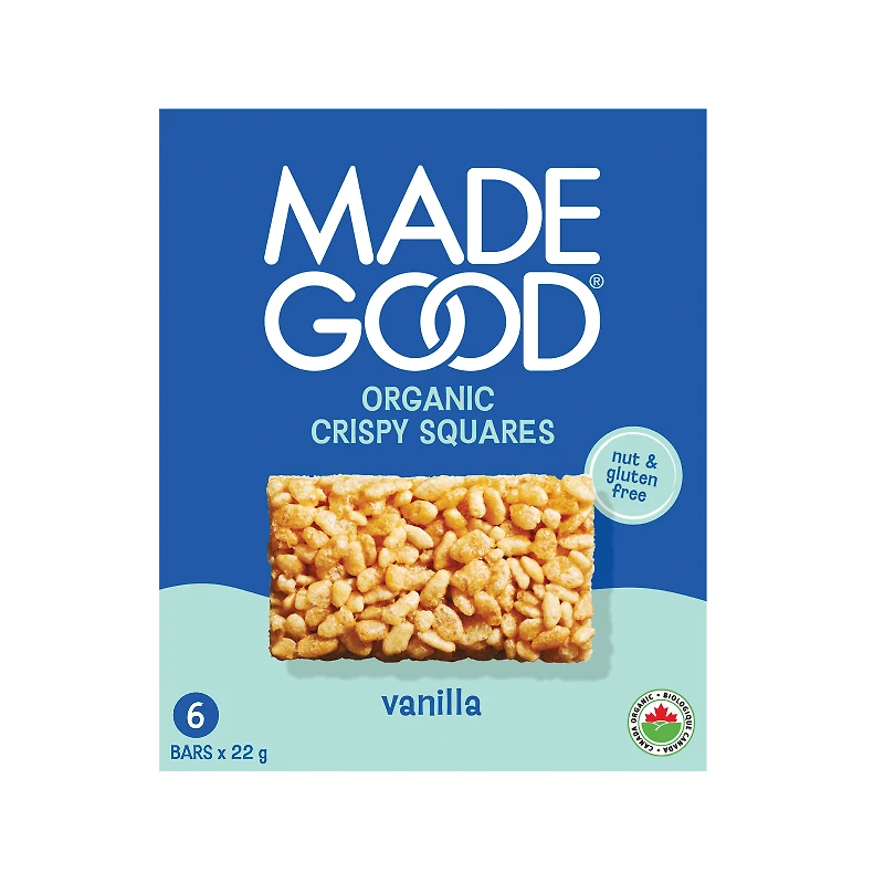 MadeGood Crispy Squares - Vanilla - 6x22g