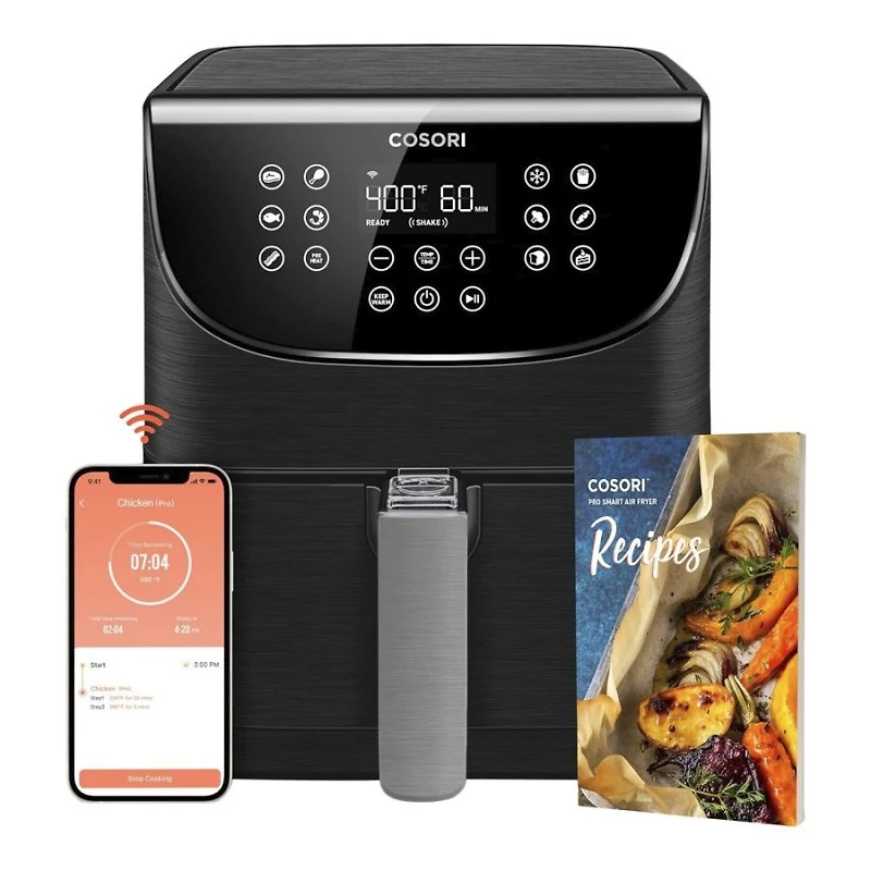 COSORI PRO GEN 2 SMRT A/FRYR CS168-AF BL in Black