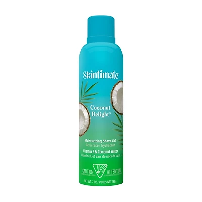 Skintimate Moisturizing Shave Gel - Coconut Delight - 198g
