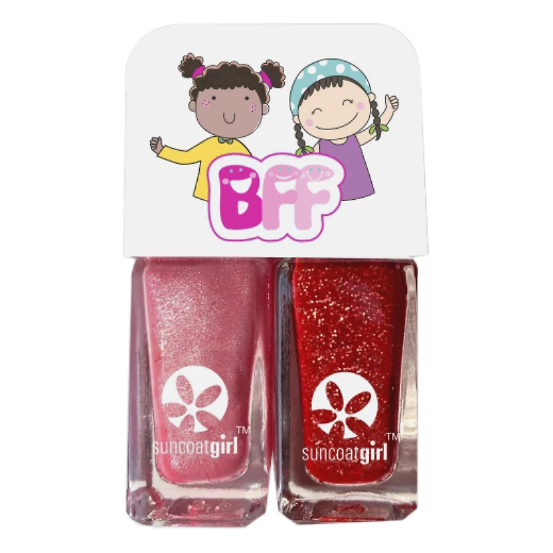 SUNCOAT GIRL DUO NAIL KIT BEAUTIES in Red