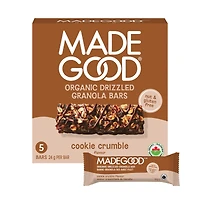 Made Good Chocolate Drizzled Granola Bar - Cookie Crumble - 120g/5pk