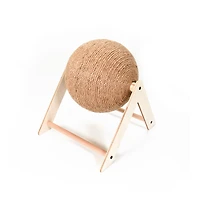 P/A SPINNING CAT SCRATCHER in Brown