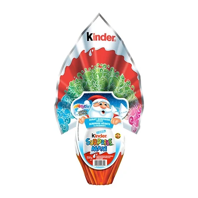 Kinder Surprise Maxi Santa - Milk Chocolate - 150g