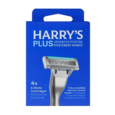 HARRY'S PLUS REFILL 4'S
