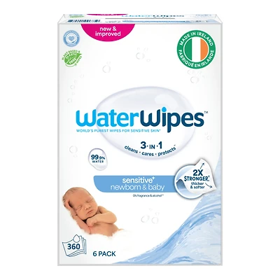 WATERWIPES BABY WIPES 360'S