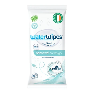 WaterWipes On The Go Cleaning Wipes - 28's