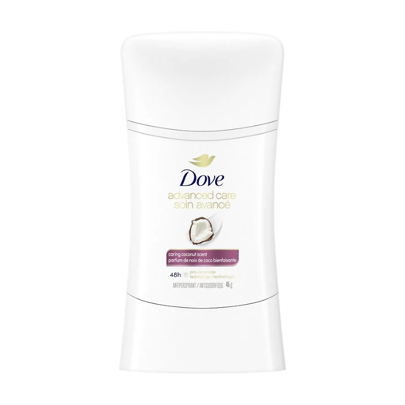 Dove Advanced Care Caring Coconut Antiperspirant Stick - 45g