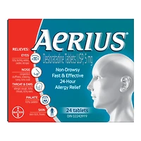 AERIUS ALLERGY 24HRS 24'S
