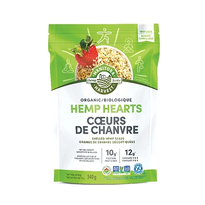 Manitoba Organic Hemp Hearts - 340g