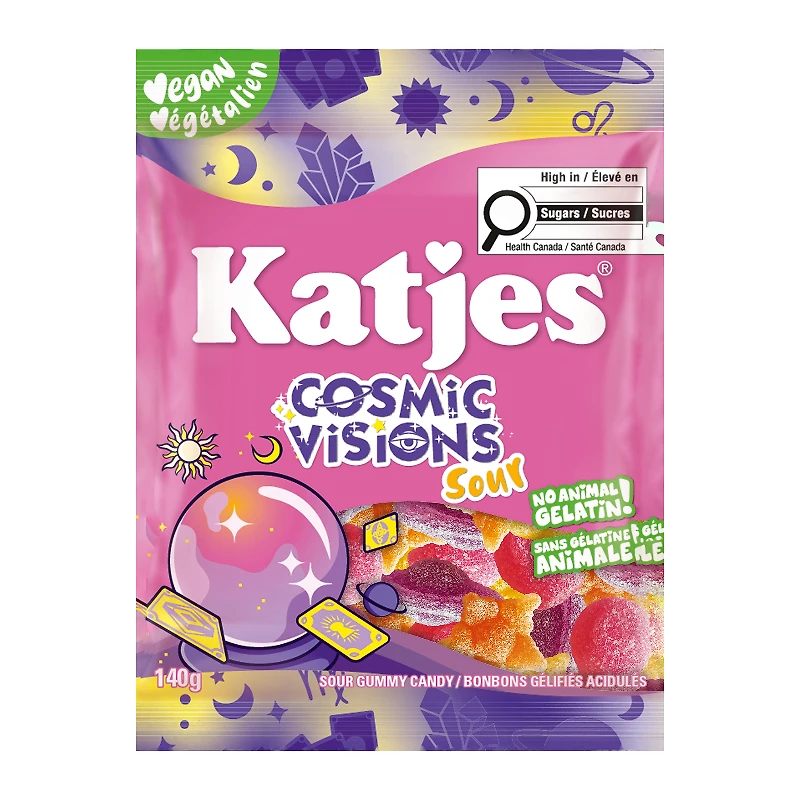 KATJES COSMIC VISIONS SOUR 140G
