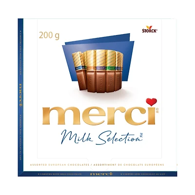 Merci Chocolate - Milk Chocolate - Assorted - 200g