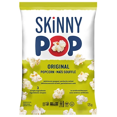 Skinny Pop Popcorn- Original - 125g