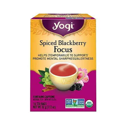 YOGI TEA SPICED BLACKBERRY 16'S