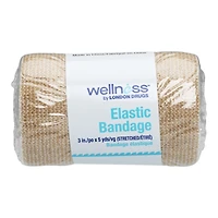 Wellness Elastic Gauze Bandage - 7.62 cm x 4.57 m